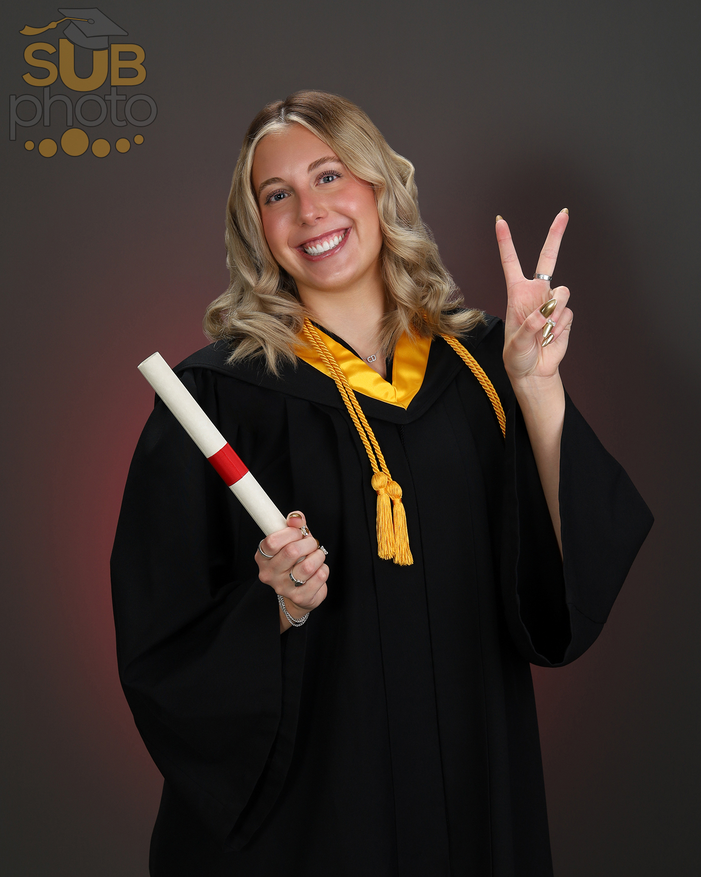 Sample grad photo - MacEwan University graduation photography